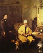Sir David Wilkie The Letter of Introduction USA oil painting artist